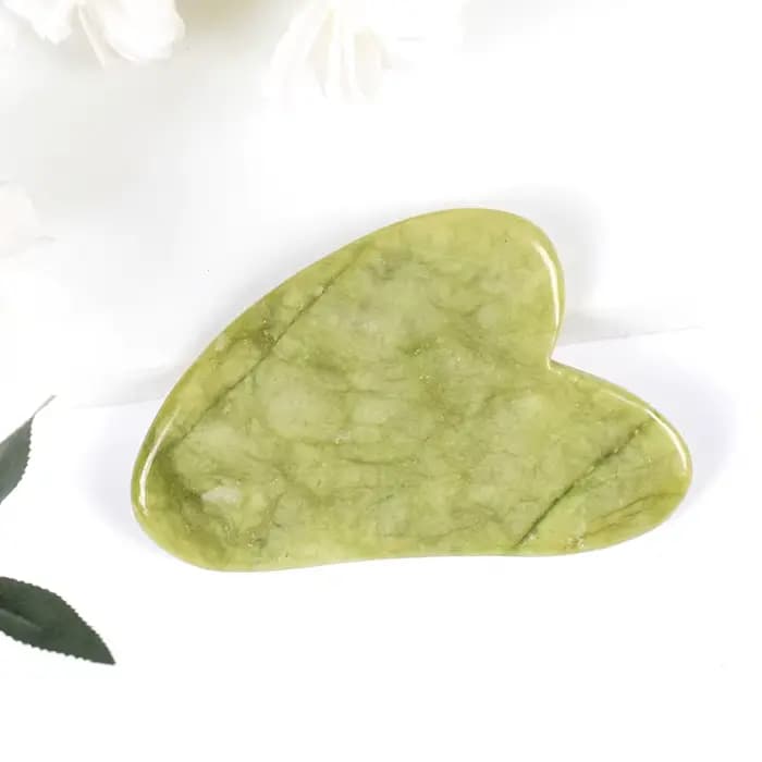 Masseur naturel pour le visage, grattoir à Gouache, Massage du visage, Jade Guasha, grattoir Gua Sha