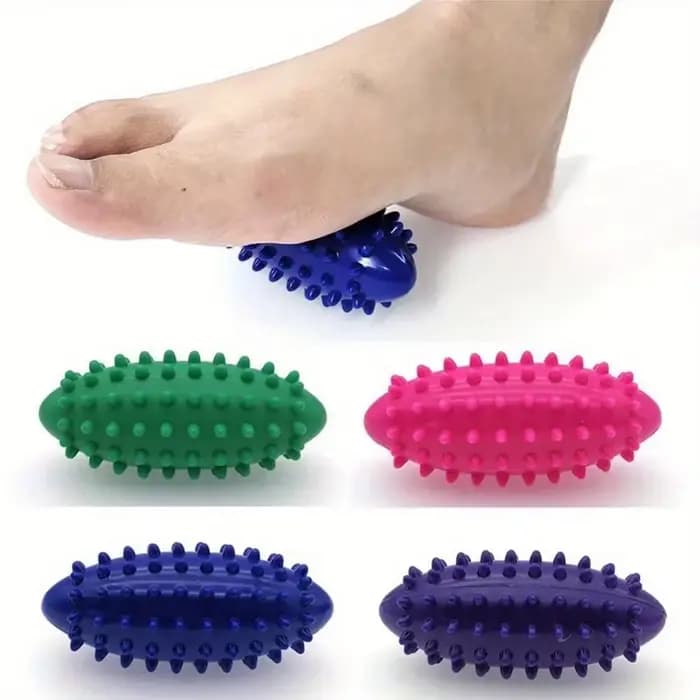 Boule de Massage des pieds en PVC, soulage les pointes, boule de hérisson, masseur relaxant pour Fas