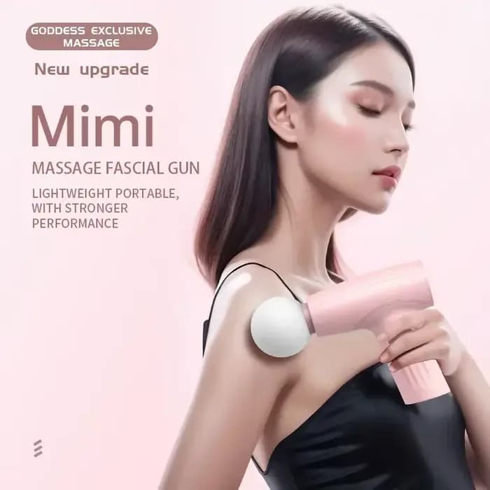 Mini pistolet de Massage musculaire rose, pistolet de Massage portatif pour tissus profonds, pistole