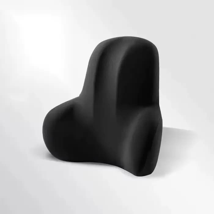 Coussin de soutien lombaire deux-en-un, à mémoire de forme à rebond lent, arc scientifiquement conçu