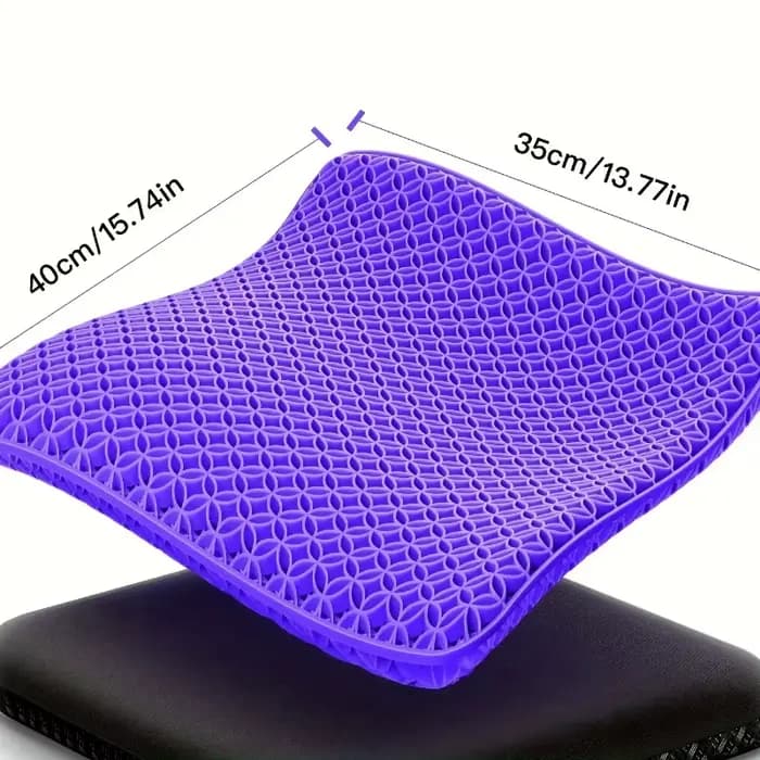 Coussin de siège en Gel nid d'abeille, refroidissement respirant pour bureau, voiture, voyage, Suppo