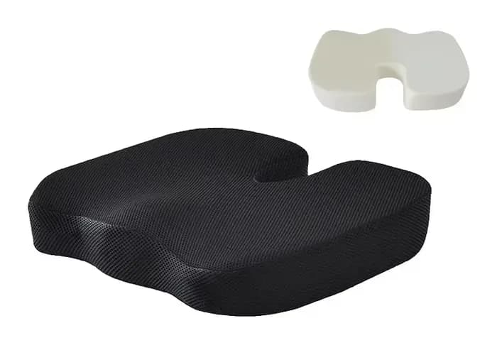 Coussin de siège coussins de chaise de bureau Coccyx mousse à mémoire de forme orthopédique U siège 