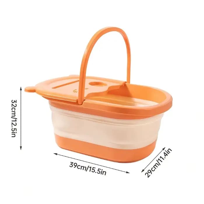 1 pièce Grande Baignoire Pliable pour Spa des Pieds, Massage et Trempage des Pieds, Fourniture de So