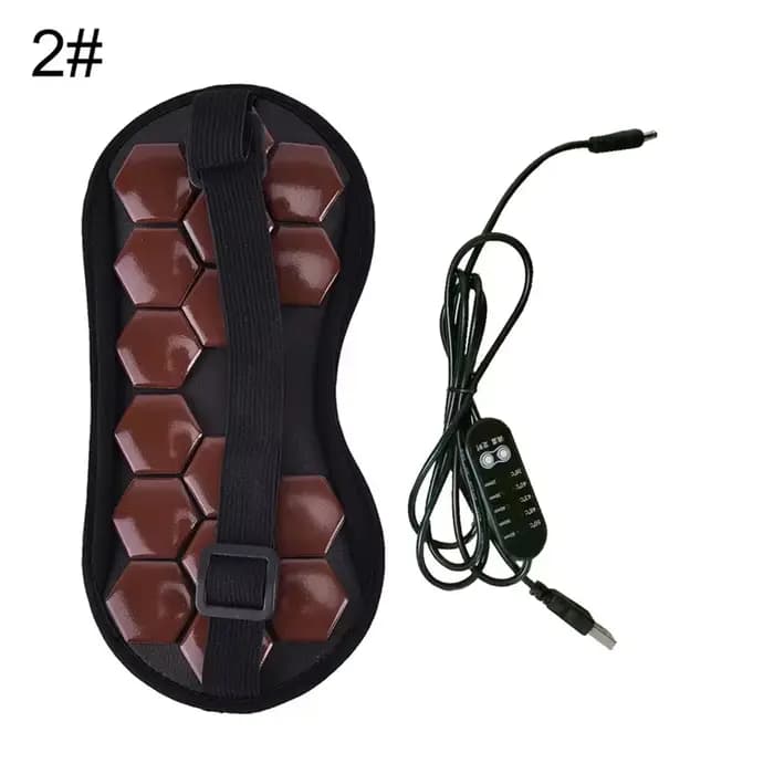 Masque pour les yeux Tourmaline masseur pour les yeux électrique Jade pierre Massage thérapie thermi