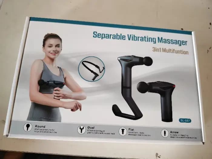 Pistolet de Massage électrique multifonctionnel à longue poignée pour Relaxation musculaire, à Percu