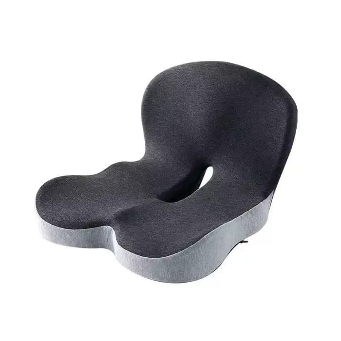 Coussin de siège ergonomique avec dossier, doux, de soutien et lavable, coussin de chaise de bureau 
