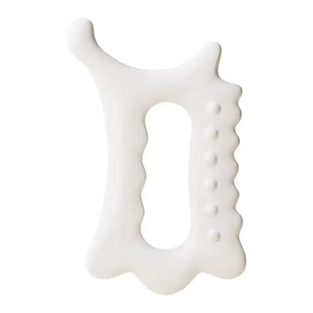 Planche de massage en résine pour le visage, le corps et les membres, masseur Gua Sha pour le liftin