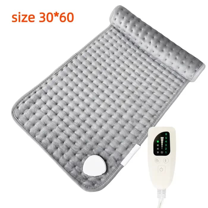 Coussin chauffant électrique 110V-240V, couverture, minuterie, physiothérapie, pour épaule, cou, dos