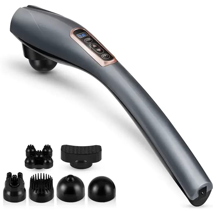 Pistolet de Massage Portable 2025, main, cou, tête, corps, dos, vibrateur, Machine infrarouge, marte