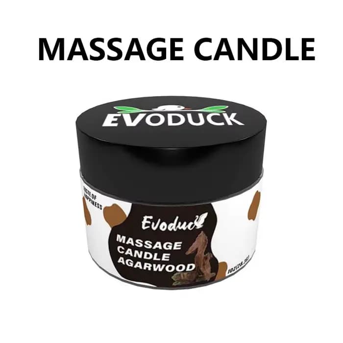 Bougie de massage à l'huile de jasmin, cire de soja à faible point de fusion, pour soins de la peau,