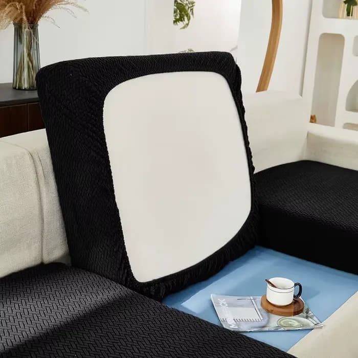 Housse de coussin de siège de canapé en Jacquard, protection de meubles, pour salon, lavable et exte