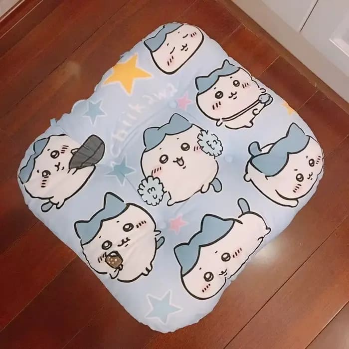 Coussin de siège mignon à motif Chiikawa Usagi, rembourré et antidérapant, pour chaise, dortoir, sal
