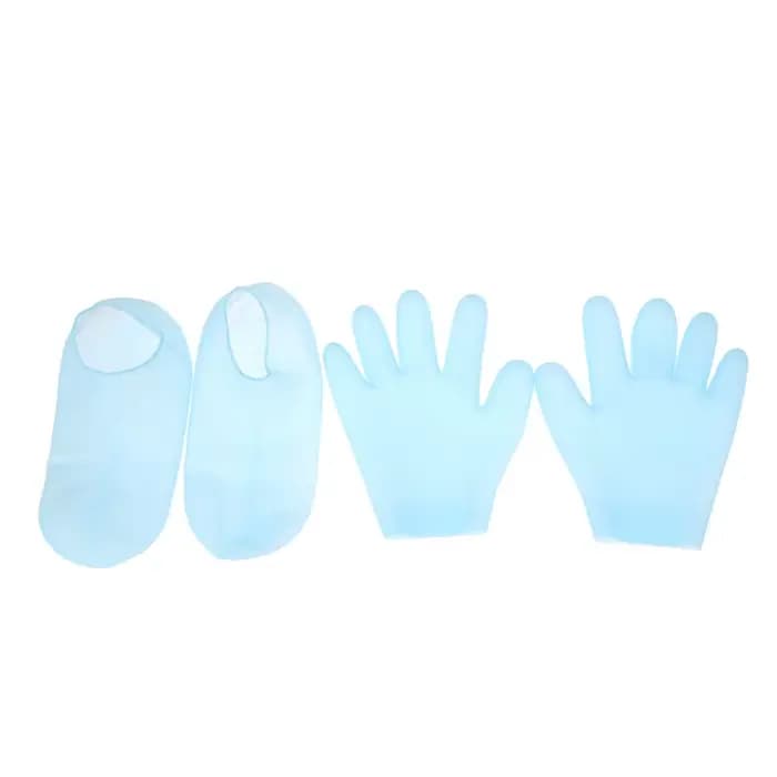 Masque pour les pieds Anti-fissure en Silicone SPA, ensemble de masques pour les pieds et les mains,