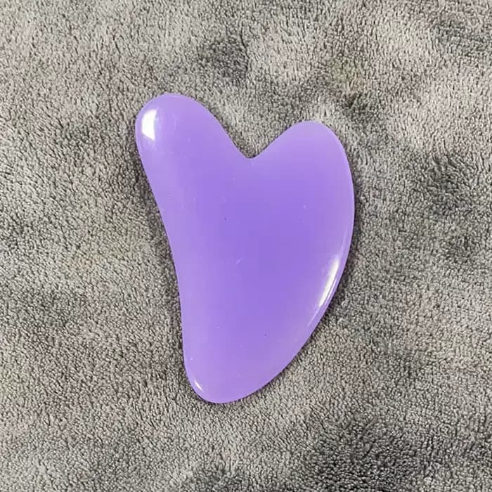 Massage du visage GuaSha Jade beauté du visage grattage outil de Massage ferme soins de la peau visa