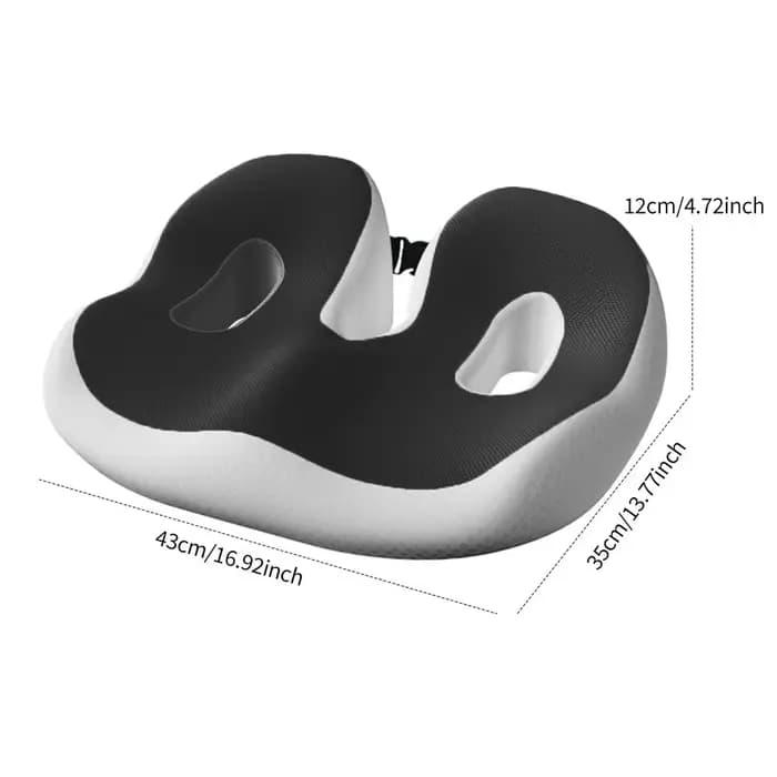 Coussin de siège ergonomique résistant à la pression et respirant avec remplissage à récupération le
