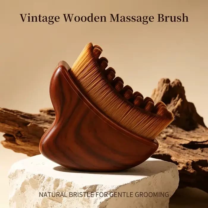 Brosse de massage lymphatique pour le visage, masseur de drainage lymphatique pour le modelage du vi