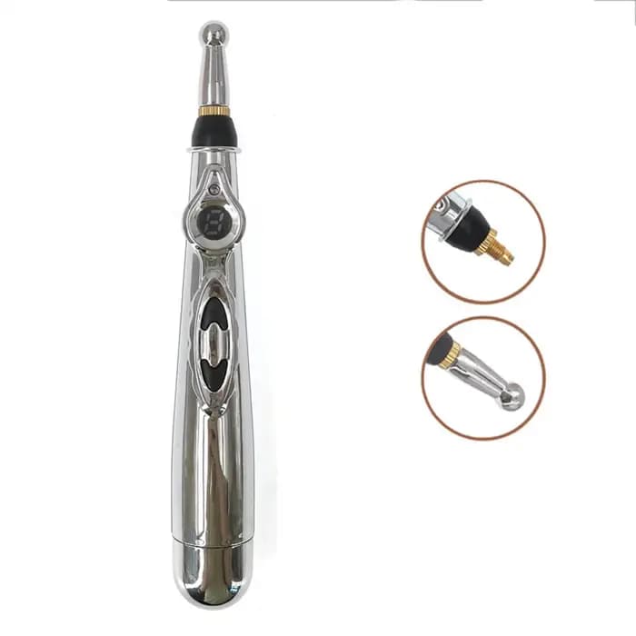 Stylo méridien à Circulation d'énergie électronique, stylo de Massage à impulsion d'énergie, stylo m