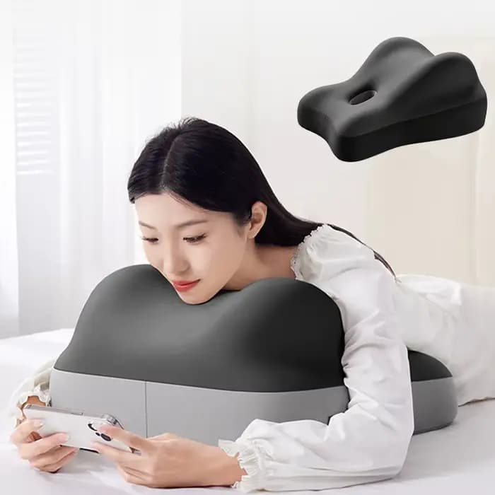 Coussin Ergonomique Portable en Mousse à Mémoire de Forme à Rebond Lent, Lavable, pour l'Élevation d