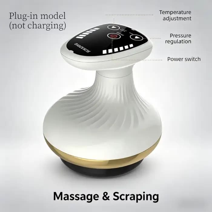 Masseur à ventouses électrique utilisé pour le massage par grattage, appareil de beauté anti-celluli