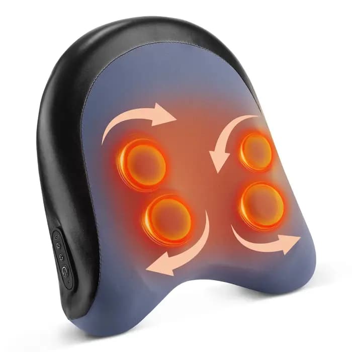Masseur de dos 30 ℃   Lumière rouge chauffage Constant pétrissage dos cou épaule soutien lombaire co