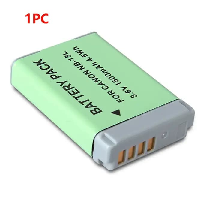 Batterie d'appareil photo 1500mAh NB 13L NB13L NB-13L + chargeur pour Canon PowerShot G5X G7X G9X G7