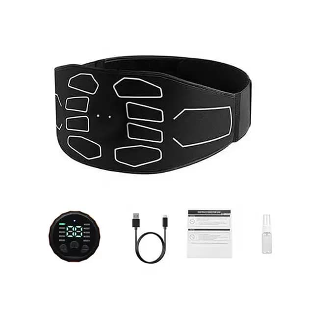 Ceinture de tonification abdominale EMS, Stimulation musculaire électrique, Toner musculaire, masseu
