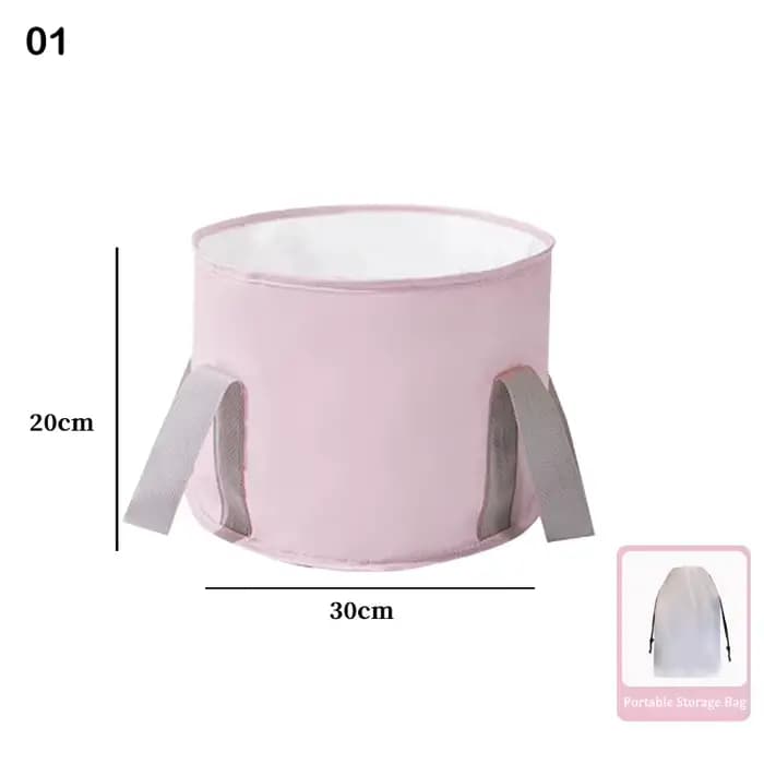 Baignoire de pieds pliable et Portable, seau haut avec Drainage pour la maison, Spa, Relaxation, voy
