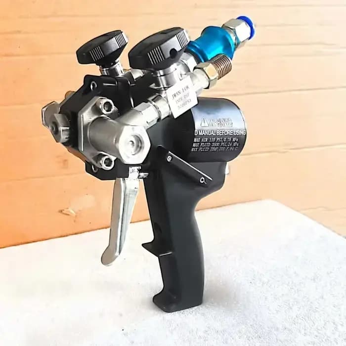 Pistolet de pulvérisation de mousse de polyuréthane PU P2, pistolet PU 35Mpa avec combinaison d'acce