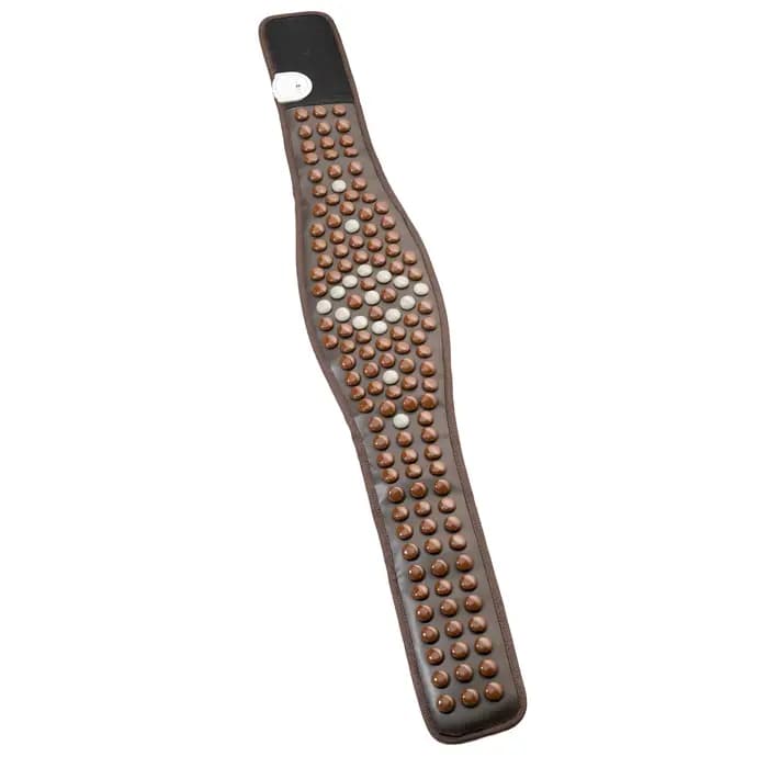 Ceinture chauffante en tourmaline infrarouge pour soulager les douleurs lombaires, tapis thermique e