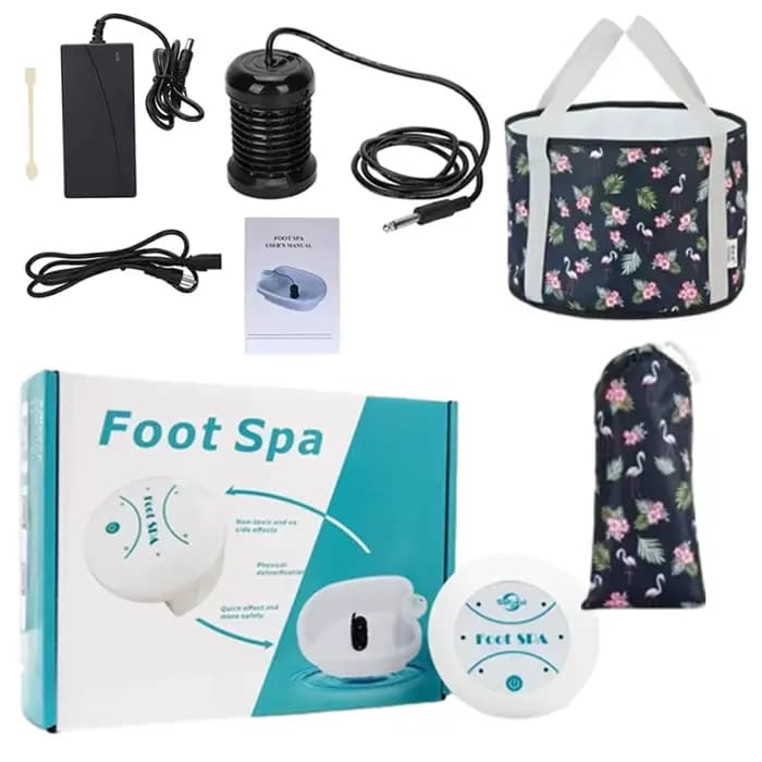 Machine ionique de bain de spa de pieds de désintoxication avec le bassin Mini bain de pieds détox t