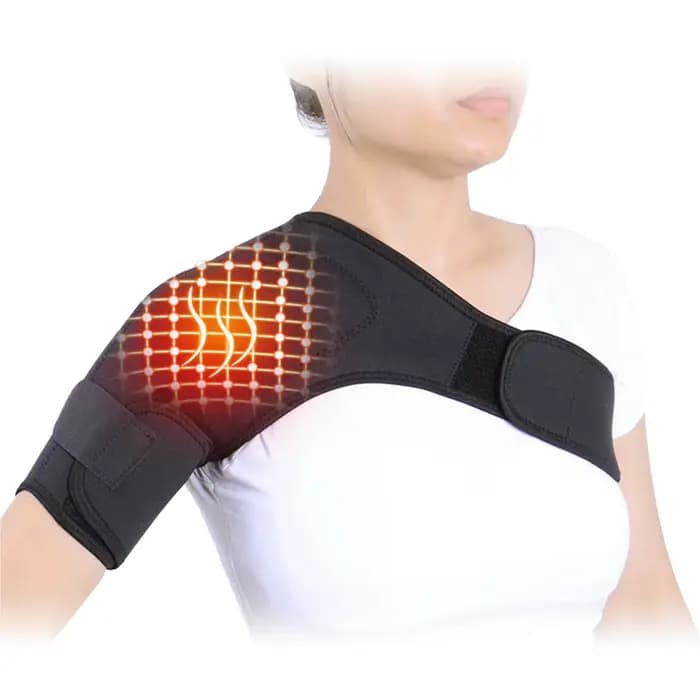 Attelle d'épaule simple réglable auto-chauffante, soulagement de la douleur, masseur pour manchette 