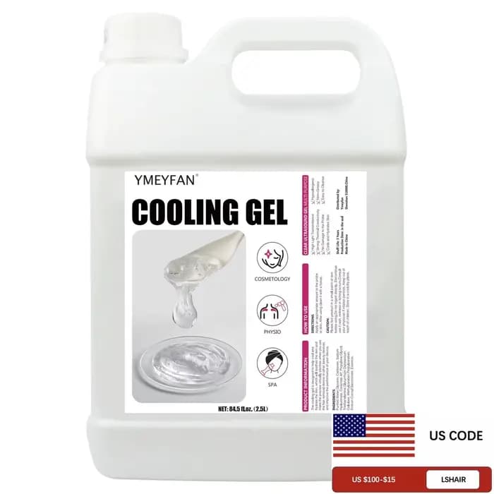 84.5oz Gel conducteur radiofréquence y Cavitacion Gel conducteur clair pour Machine à ultrasons visa