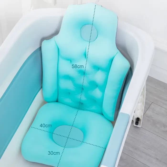 Coussin de bain pour adulte, coussin de spa complet pour baignoire, coussin de bain pour le cou et l