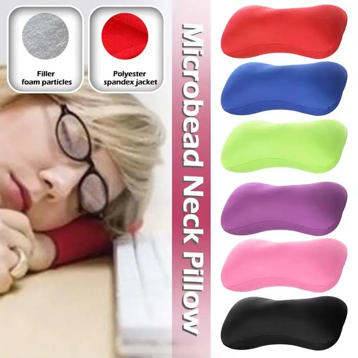 Coussin de soutien en microbilles pour le cou et la tête