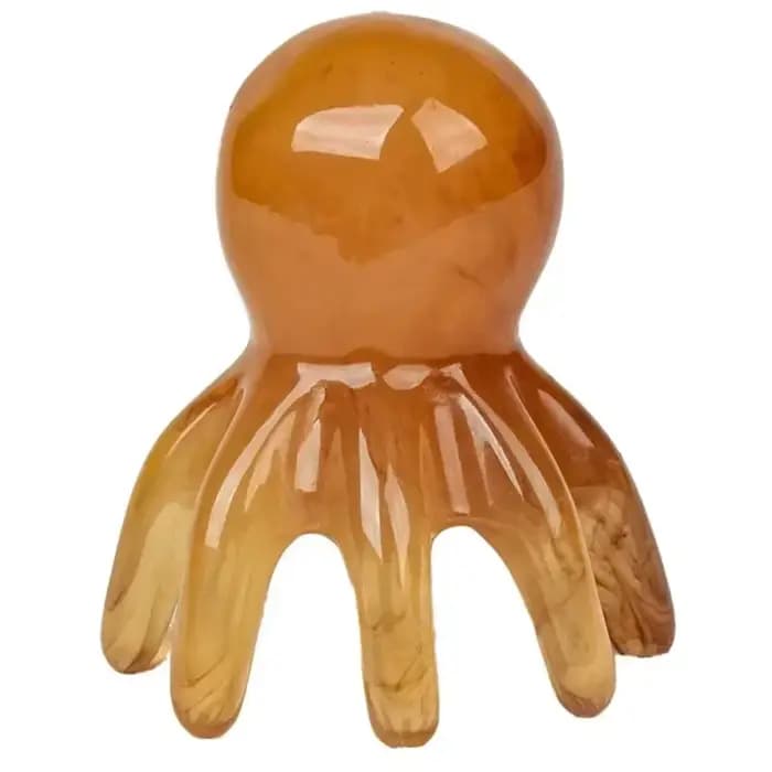 Peigne de Massage en résine poulpe