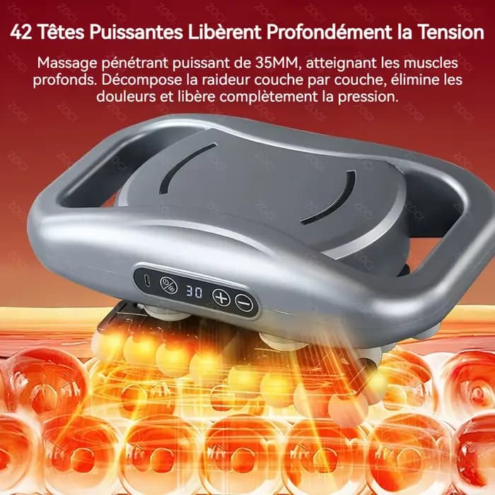 Pistolet de massage professionnel 42 têtes