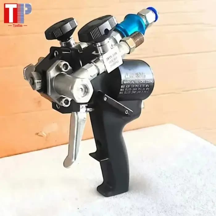 Pistolet de pulvérisation de mousse de polyuréthane PU P2, pistolet PU 35Mpa avec combinaison d'accessoires