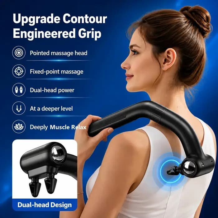 Pistolet de massage à double tête
