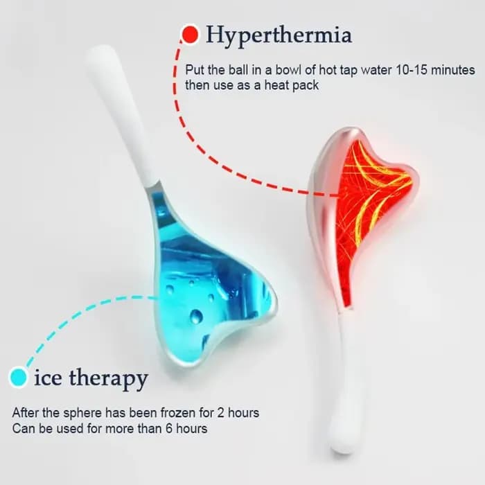 Rouleau de Globes de glace de Spa rafraîchissant en acier inoxydable