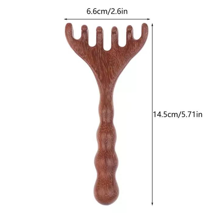 Tête de peigne en bois de cerf