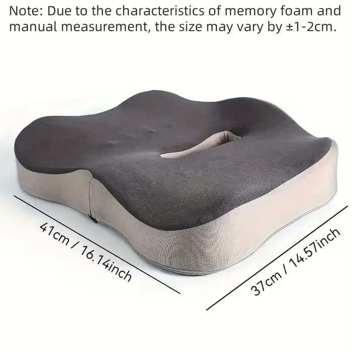 Coussin de siège ergonomique en mousse à mémoire de forme