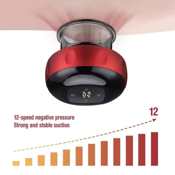 Appareil de massage intelligent par ventouses JianYouCare avec chauffage infrarouge