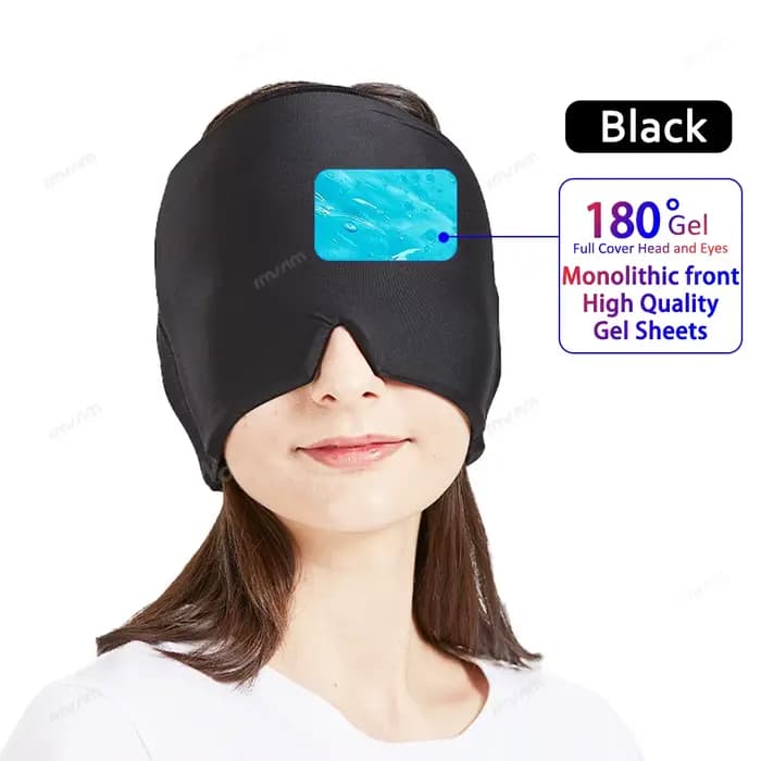 Tête masseur casquette Gel chaud froid maux