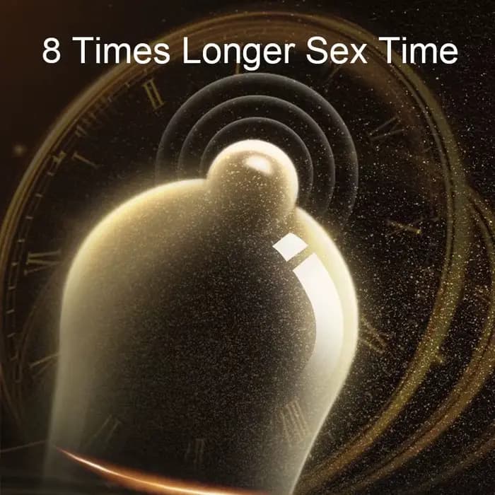 Préservatifs pour hommes à effet retardant 8 fois plus long, pour des rapports sexuels plus longs, réduisant la sensibilité, ultra épais, longue durée, manchons pour pénis, jouets sexuels