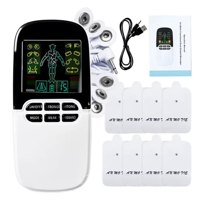Masseur Ems Tens Machine Stimulateur Musculaire Électrique Dispositif De Thérapie à Basse Fréquence Relax Électrodes de Soulagement de la Douleur Corporelle
