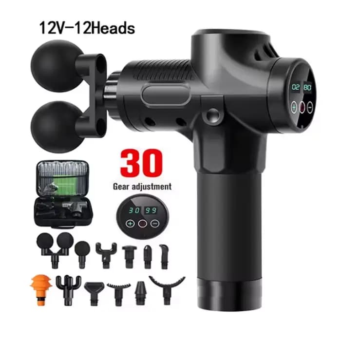 Pistolet de massage électrique à 30 niveaux pour homme et femme