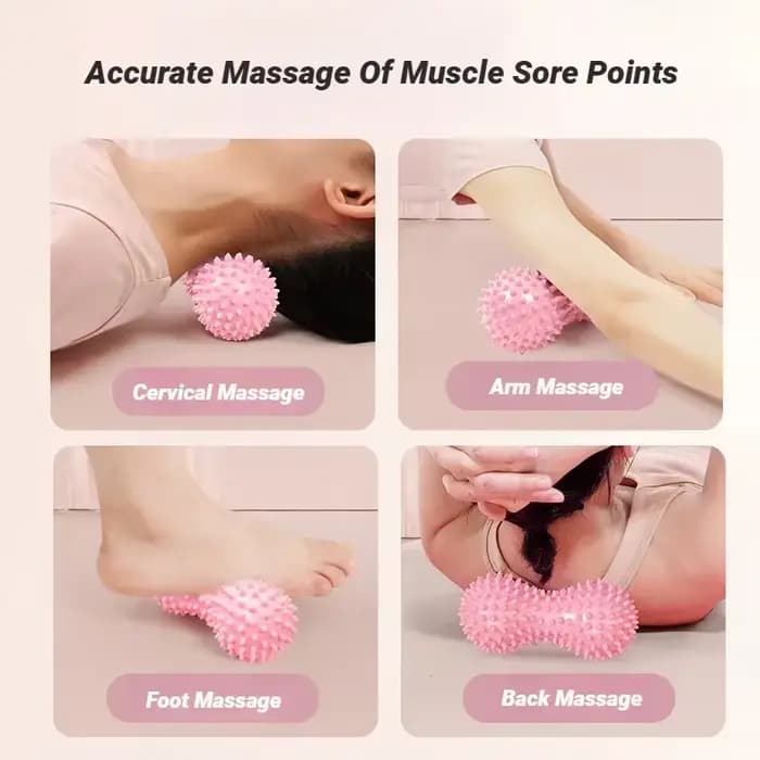 Massage aux arachides, douleur musculaire