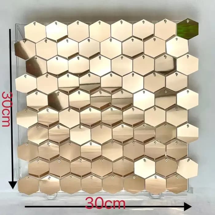 Paillettes hexagonales scintillantes pour anniversaire de bébé, arrière-plan de mariage, décoration en direct, miroir Turquoise scintillant, panneau mural de fête