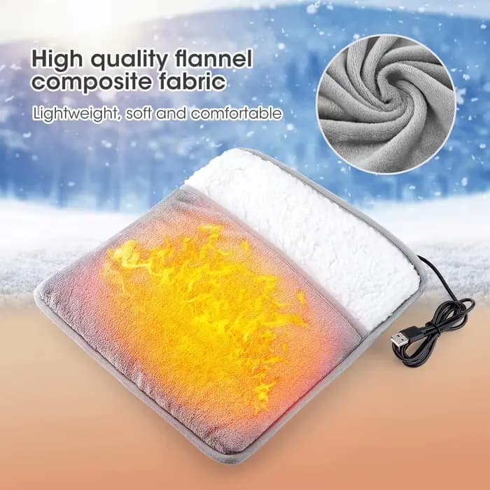 Coussin chauffant électrique pour les pieds