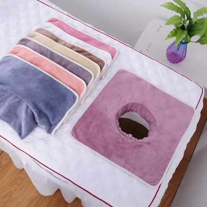 Carré 35*35 cm velours épaissi beauté SPA Table de Massage rabotage serviette de visage
